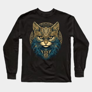 Celtic cat Long Sleeve T-Shirt